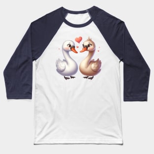 Pair of Swans Baseball T-Shirt